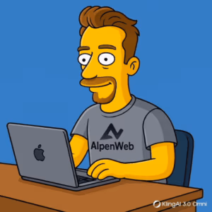 andreas als animierte simpson figur