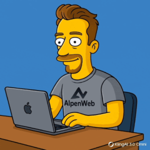 andreas als animierte simpson figur